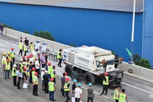 常州市道路预防性养护观摩现场 九游官方端网页版登录入口新技术“零距离”呈现